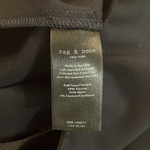 Rag & Bone Simone Navy Lace-Up Pants - Picture 8 of 11